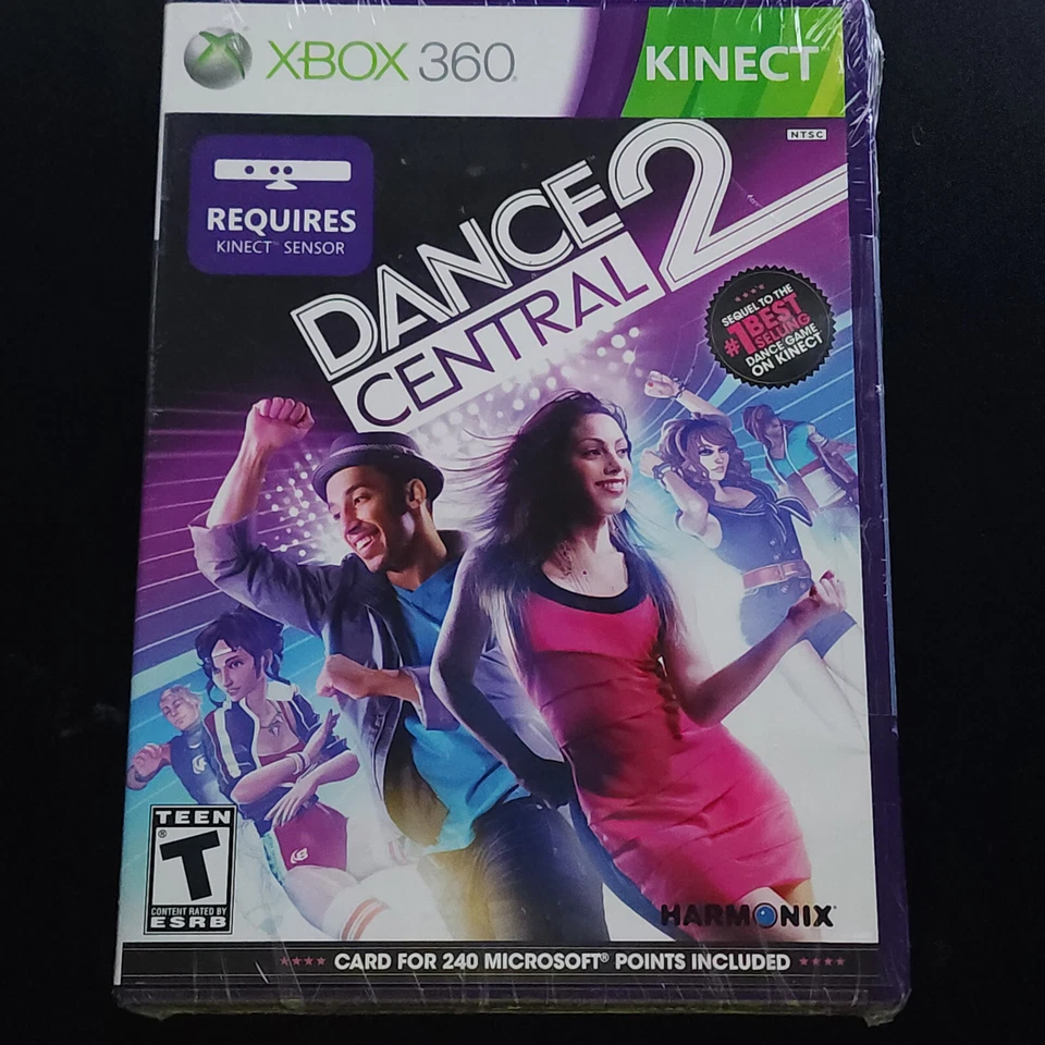 Dance Central 2 Xbox 360 - New, Sealed, Wrapped, Not Y-FOLD (Slight Seal Damage) - Image 1 of 4