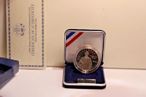 2004 $1 Thomas Alva Edison Silver Proof Commemorative w/ Box, OGP & COA - Picture 1 of 5