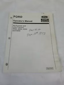 FORD LCG 2000,3000,4000,5000 TRACTOR Operators Manual-42200042-REPRINTED - Picture 1 of 2