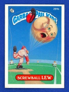 1987 Topps Garbage Pail Kids Series 7  # 291b Screwball Lew - Picture 1 of 2