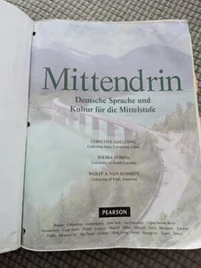 Mittendrin Deutsche Sprache und Kultur Für Die Mittelstufe by Wiebke Strehl - Picture 1 of 9