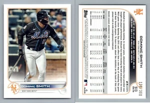 2022 Topps Advanced Stats 138/300 Parallel 513 Dominic Smith Mets - Bild 1 von 1
