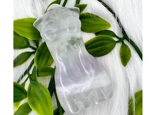 Lavender Fluorite Goddess Body - Yttrium Fluorite Body Carving - 2.6" Fluorite - Picture 1 of 9