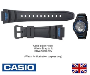 SGW-500H Casio Watch Strap Band for Casio SGW-500H, SGW500H-2B -Black (10431876) - Picture 1 of 5