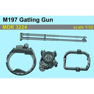 Metallic Details MDR3224 for Scale kit 1:32 M197 Gatling gun (ICM) 3D-printed - Picture 1 of 8