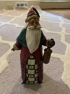 Jim Shore Heartwood Creek Rustic Santa Christmas Figurines W/ Box - Picture 1 of 4