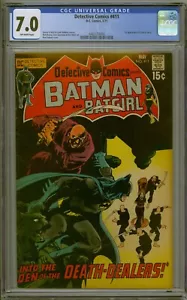 Detective Comics #411 CGC 7,0 PÁGINAS NUEVAS CLAVE 1ª aplicación Talia al Ghul! Neal Adams K - Imagen 1 de 1