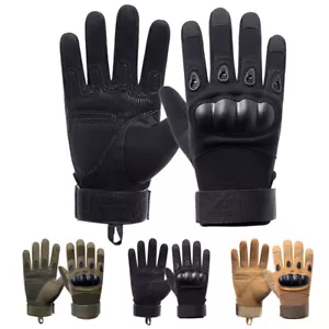 Guantes de dedo completo para conducir para hombre para ejército militar combate caza guantes de trabajo - Imagen 1 de 16