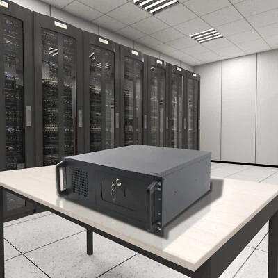 Серверный шкаф 4U корпус серверный 7x 3,5 фута отсек для жестких дисков корпус для монтажа в стойку серверный чехол - Изображение 1 из 4