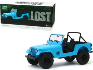 1977 Jeep CJ-7 "Dharma" Blue "Lost" (2004-2010) TV Series 1/18 - Picture 1 of 1