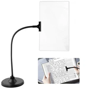 Magnifying Glass with Stand, Black 10"X6" Flexible Gooseneck Magnifying, Large - Picture 1 of 6