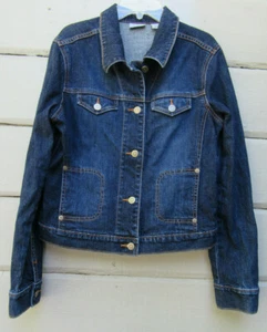 Halogen DENIM Wms L Medium Wash Stretch Cotton LS Jeansjacke - Bild 1 von 9