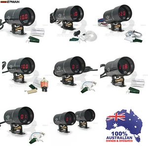 6x EPMAN 37mm Compact Micro Digital Smoked Lens Gauge Kit Universal Fit - Imagen 1 de 9