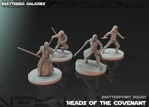 KOTOR Heads of the Covenant | Shatter Scale | Haazen Squad | 3D Printed - Picture 1 of 1