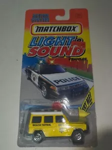 1996 Matchbox "Light & Sound" Beach Patrol Mercedes-Benz Diecast-Works - Picture 1 of 9