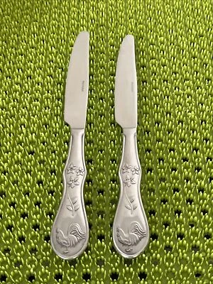 2 facas de jantar Pfaltzgraff DAYBREAK 18/0 talheres de aço inoxidável brilhantes - 9 1/2” - Imagem 1 de 4