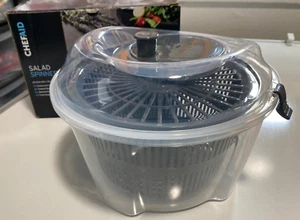CHEFAID SALAD SPINNER - 24.5CM DIA X 16CM HEIGHT - Picture 1 of 10