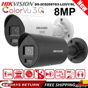 Hikvision 8MP Ai ColorVu 3.0 AcuSense 3.0 Mikrofon PoE IP Kamera DS-2CD2087G3-LI2UY - Bild 1 von 7
