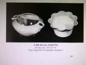 Molde de fundición deslizante de cerámica Lg. Maceta violeta africana planta de riego automático John's 398 - Imagen 1 de 7