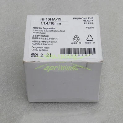 1PCS New FUJINON Industrial lens HF16HA-1S - Image 1 of 2