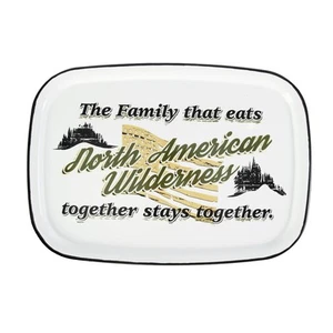 Rivers Edge Products NA Wilderness Porcelain Enamel 16" x 11" Serving Tray - Picture 1 of 7