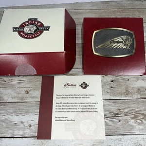Indian Motorcycles  "Proud Owner" belt buckle - Picture 1 of 8