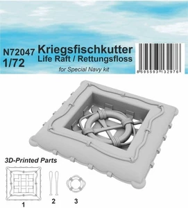 CMK 129-N72047 - 1:72 Kriegsfischkutter Life Raft / Rettungsfloss - Neu - Bild 1 von 1