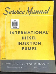 International Harvester Service Manual for Diesel Injection Pumps ISS-1003-V - Picture 1 of 2