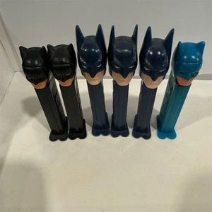 Vintage Batman PEZ Spender Sammlung 6er Set - Bild 1 von 5