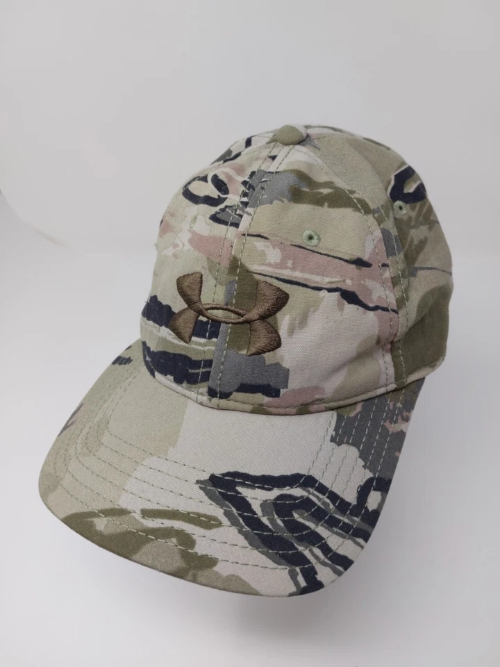 Under Armour UA Camo Snapback Hat Adjustable 2014 Soft Front Cap EUC - Image 1 of 4