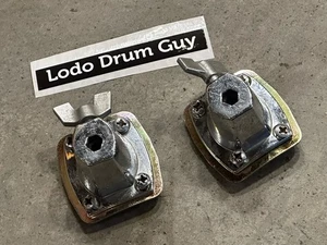 (2) YAMAHA Tom Drum Bracket HEX Mount ROUGH PATINA UK Power V Vintage #HE9 - Bild 1 von 12