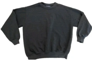 Vtg 90’s Puma Russell Athletic Crew Neck Sweatshirt Charcoal Blank Size XL Adult - Picture 1 of 9