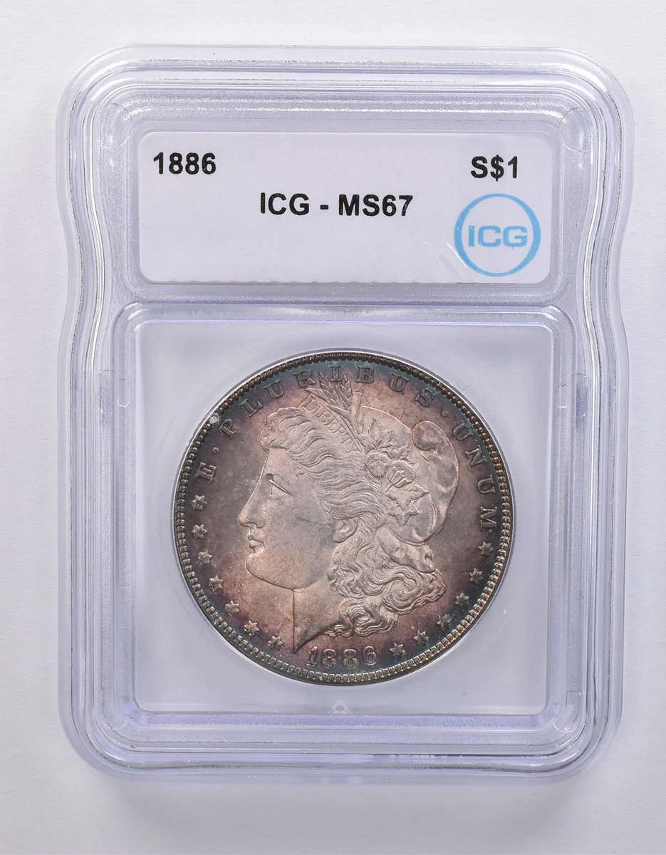 MS 67 Graded 1886 Year Morgan US Dollars (1878-1921) for sale | eBay