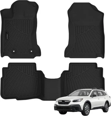 All Weather Floor Mats 2 Row Liner Set 2020-2026 Subaru Outback Legacy NEW - Image 1 of 4