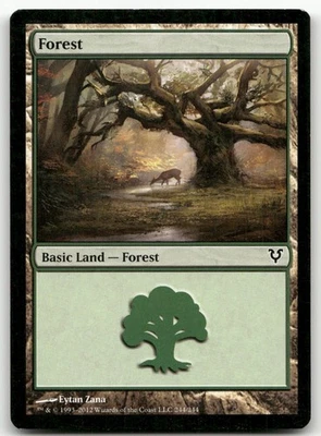 Forest (244) #244 (LP) Avacyn Restored AVR Magic MTG - Image 1 of 2