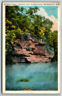 Postkarte IN Falkennest Türkei geführt State Park Marshall Indiana R4