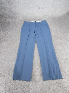 Theory Dress Pants Womens 0 Hartsdale Contour Light Blue Wool Slacks Crop - Picture 1 of 10