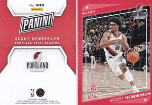 2024 The National Convention NSCC VIP Panini Scoot Henderson RC Rookie #VIP5 - Imagen 1 de 1