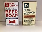 Lot of 2 Duke Cannon 10 oz Soaps - Budweiser Cedarwood & Buffalo Trace Bourbon