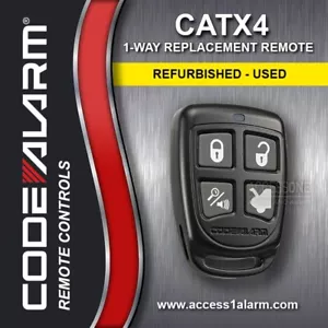CLEAN Code Alarm CATX4 TRUNK 1-Way 4-Button Remote Control FCC ID H50T49 H5OT49 - Picture 1 of 3