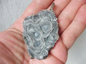 Hermoso,vejez,Grande Colgante,835 Plata,con Bonito Piedra,Colgantes para Cadenas - Imagen 1 de 4