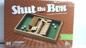 Shut the Box A Strategic Numbers Game Factory Sealed - Picture 1 of 3