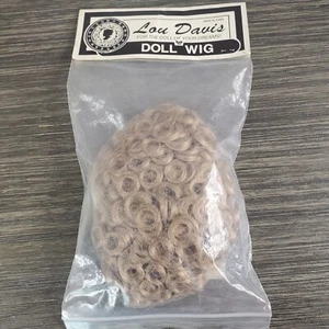 NOS Lou Davis Doll Wig - Heather, 8 - 9 Inch, Curly Blonde  - Picture 1 of 3
