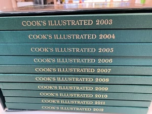 Cook's Illustrated Annual Book Lot Of 10 Books From 2003 To 2012 LIKE NEW - Picture 1 of 1