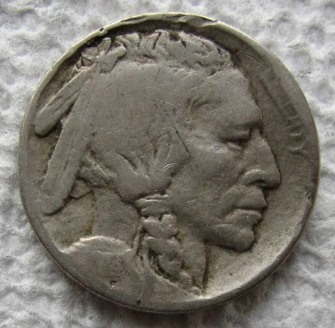 1914-D Buffalo Nickel Rare Key Date Denver D Mint Good Detail Weak Date 14 shows Cover