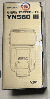 Yongnuo Digital SpeedLite Flash YN560 111 / V2018 / 2.4G / Black - Image 1 of 2