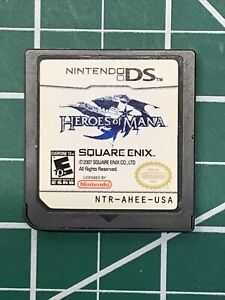 Heroes of Mana for Nintendo DS Cartridge Only -Authentic- Free Shipping