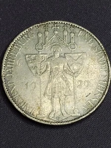1929 E German 5 mark - Picture 1 of 2