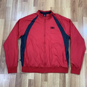 Air Jordan Boys Jacket Size Large Red Black Full Zip Jumpman - Picture 1 of 11