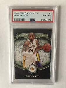 2008 Topps Treasure Kobe Bryant #1 PSA8 pop molto basso - Foto 1 di 1